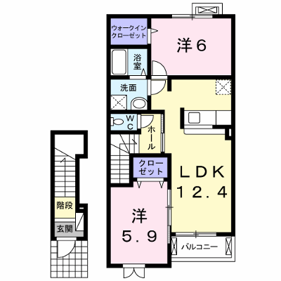 パークヒルズＡ 203【管理NO：1-016574201-02030】 ★家具家電は申し込み後に搬入します★ ★2026年09月中旬入居可能★の物件画像