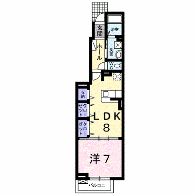 サンパティーク 102【管理NO：1-015824101-01020】 ★家具家電は申し込み後に搬入します★ ★2026年09月中旬入居可能★の物件画像