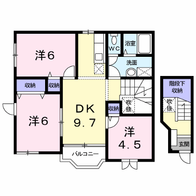 ピュア・エンジェル 2A【管理NO：1-009773501-02010】 ★家具家電は申し込み後に搬入します★の物件画像