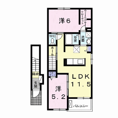 リバービサイド 205【管理NO：1-021003701-02040】 ★家具家電は申し込み後に搬入します★ ★2026年09月中旬入居可能★の物件画像