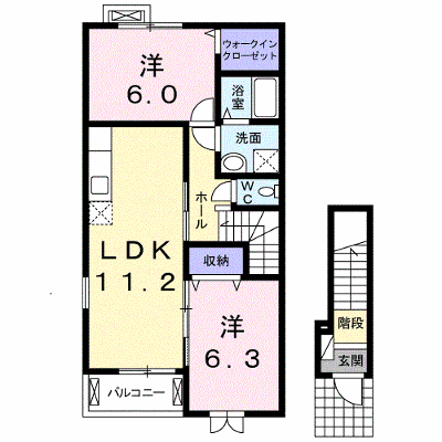 モンシェリー御立Ａ 201【管理NO：1-017589401-02010】 ★家具家電は申し込み後に搬入します★ ★2026年10月中旬入居可能★の物件画像