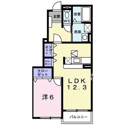 メゾンプラースⅠ 101【管理NO：1-013231901-01010】 ★家具家電は申し込み後に搬入します★ ★2026年09月中旬入居可能★の物件画像