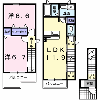 メゾン　ド　リジェールＳ 210【管理NO：1-012234601-02100】 ★家具家電は申し込み後に搬入します★の物件画像