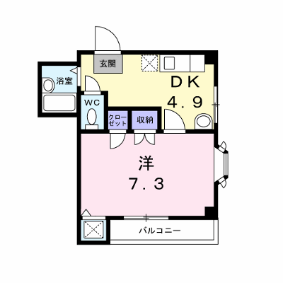 ハーバー　ブリッジ 201【管理NO：1-099462401-02010】 ★家具家電は申し込み後に搬入します★の物件画像