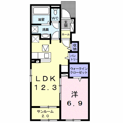 ジョリ・シャトー 106【管理NO：1-025741801-01050】 ★家具家電は申し込み後に搬入します★ ★2026年09月中旬入居可能★の物件画像