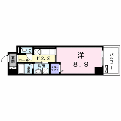 ソワ・リヴィエール 408【管理NO：1-020379401-04070】 ★家具家電は申し込み後に搬入します★の物件画像