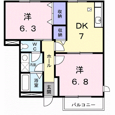 グリーンダイヤ村瀬　Ｂ棟 103【管理NO：1-010741902-01030】 ★家具家電は申し込み後に搬入します★ ★2026年09月中旬入居可能★の物件画像