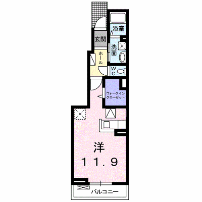 カサラン 102【管理NO：1-021307101-01020】 ★家具家電は申し込み後に搬入します★ ★2026年09月中旬入居可能★の物件画像