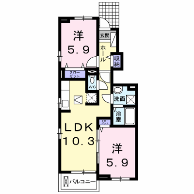 メゾン　オウル 103【管理NO：1-021878001-01030】 ★家具家電は申し込み後に搬入します★ ★2026年09月中旬入居可能★の物件画像