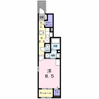 Ｍ’ｓ　ｇａｒｄｅｎ竹原中央Ⅰ 104【管理NO：1-024015001-01040】 ★家具家電は申し込み後に搬入します★ ★2026年10月中旬入居可能★の物件画像
