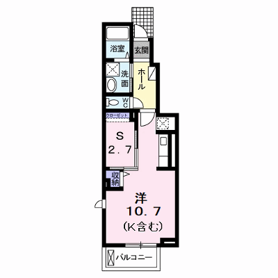 Ｊ・サクレ葛原Ⅰ 106【管理NO：1-021821001-01050】 ★家具家電は申し込み後に搬入します★ ★2026年09月中旬入居可能★の物件画像