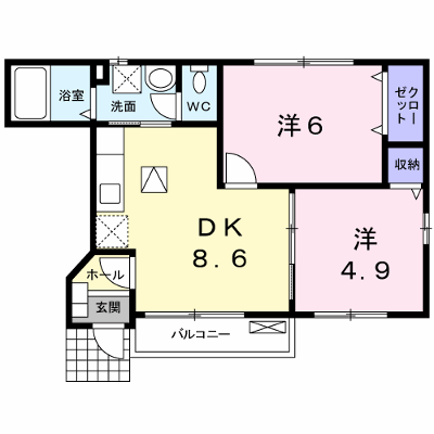 メゾン　プレジィール 102【管理NO：1-017362101-01020】 ★家具家電は申し込み後に搬入します★ ★2026年10月中旬入居可能★の物件画像