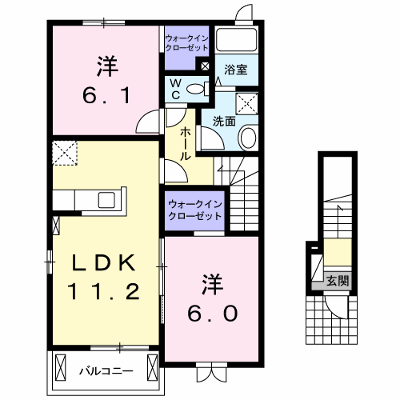 ピュアコート 201【管理NO：1-018852201-02010】 ★家具家電は申し込み後に搬入します★ ★2026年09月中旬入居可能★の物件画像