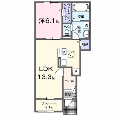 ユーマリー・カーサー綱分Ⅰ 102【管理NO：1-027259501-01020】 ★家具家電は申し込み後に搬入します★ ★2026年10月中旬入居可能★の物件画像