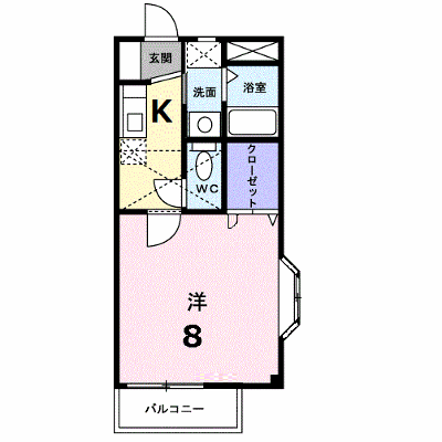 メロウ開成 201【管理NO：1-014195101-02010】 ★家具家電は申し込み後に搬入します★ ★2026年09月中旬入居可能★の物件画像