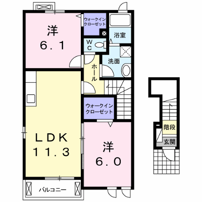 メゾン・ド・ブリーズＢ 201【管理NO：1-016786002-02010】 ★家具家電は申し込み後に搬入します★ ★2026年10月上旬入居可能★の物件画像