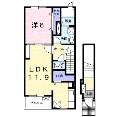 マジェスティックⅢ 204【管理NO：1-023836103-02040】 ★家具家電は申し込み後に搬入します★ ★2026年09月中旬入居可能★の物件画像