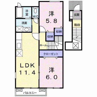 プリムラ　Ｃ 203【管理NO：1-015459603-02030】 ★家具家電は申し込み後に搬入します★ ★2026年09月中旬入居可能★の物件画像
