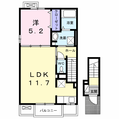 ラ・マジョーレⅡ 201【管理NO：1-021640702-02010】 ★家具家電は申し込み後に搬入します★ ★2026年09月下旬入居可能★の物件画像