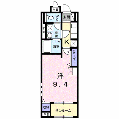 Ｂｏｎｄｓ　Ｓｈｉｐ 104【管理NO：1-024202401-01040】 ★家具家電は申し込み後に搬入します★ ★2026年09月上旬入居可能★の物件画像