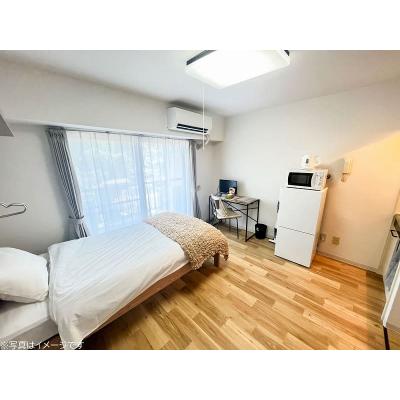 ユニオンマンスリー西横浜６　608　1R・シングル☆【禁煙ルーム】エレベーター完備/デスク・チェア＆たっぷり収納2ドア冷蔵庫など生活家電のあるお部屋/横浜駅まで直通3分の物件画像