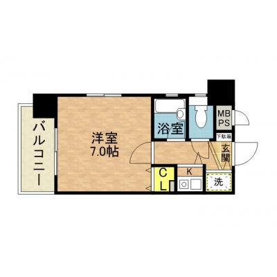 さくらす六本松4【オートロック・バストイレ別】の物件画像