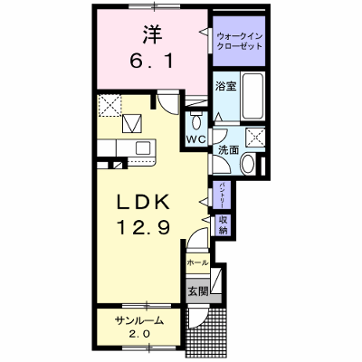 ハル 103【管理NO：1-025137801-01030】 ★家具家電は申し込み後に搬入します★ ★2026年10月中旬入居可能★の物件画像
