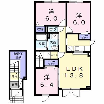 ＢＥＬＬＥ　ＭＡＩＳＯＮ 203【管理NO：1-017980901-02030】 ★家具家電は申し込み後に搬入します★ ★2026年09月中旬入居可能★の物件画像
