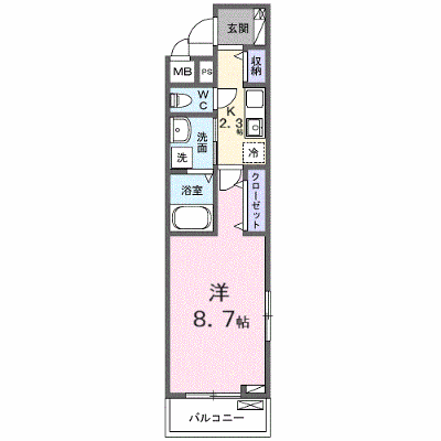 ヒカルサ西所沢ノース 201【管理NO：1-028617001-02010】 ★家具家電は申し込み後に搬入します★ ★2026年11月下旬入居可能★の物件画像