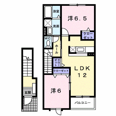 ユ－トピア・ナミ 202【管理NO：1-014250801-02020】 ★家具家電は申し込み後に搬入します★ ★2026年10月下旬入居可能★の物件画像