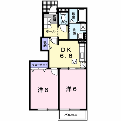 クレストール２４Ｃ 102【管理NO：1-013412601-01020】 ★家具家電は申し込み後に搬入します★の物件画像