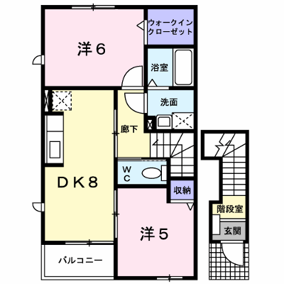 カルムＡ 201【管理NO：1-013090701-02010】 ★家具家電は申し込み後に搬入します★ ★2026年09月上旬入居可能★の物件画像