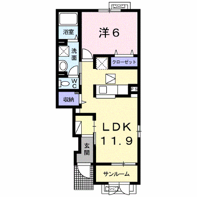 メゾンドアイリスＦ 106【管理NO：1-022552501-01050】 ★家具家電は申し込み後に搬入します★ ★2026年09月中旬入居可能★の物件画像