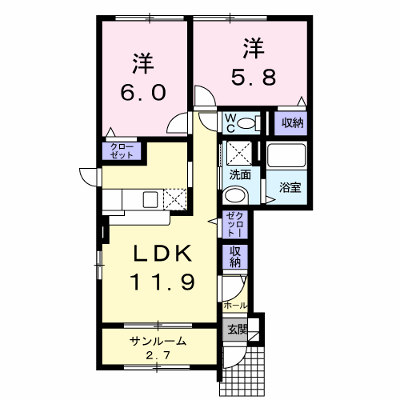 レジデンス・アニメートＣ 101【管理NO：1-016215903-01010】 ★家具家電は申し込み後に搬入します★ ★2026年09月下旬入居可能★の物件画像