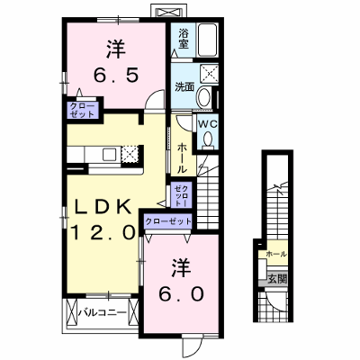 イーリスハイツＡ 201【管理NO：1-013805001-02010】 ★家具家電は申し込み後に搬入します★ ★2026年10月上旬入居可能★の物件画像