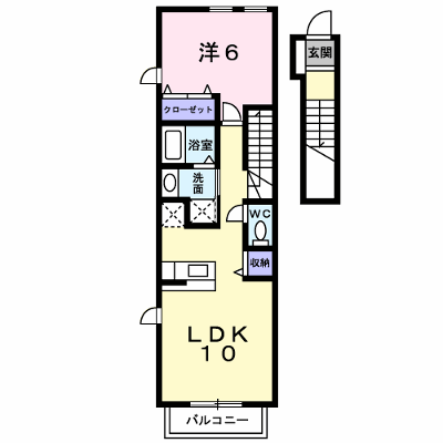 プランドール・フラット 203【管理NO：1-020429701-02030】 ★家具家電は申し込み後に搬入します★の物件画像