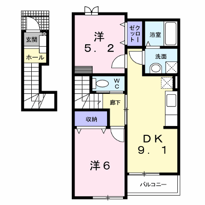 カーサ・ブリーゼ 202【管理NO：1-015020501-02020】 ★家具家電は申し込み後に搬入します★ ★2026年09月中旬入居可能★の物件画像