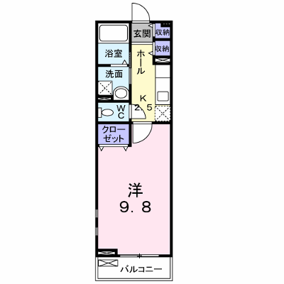 アヴァロン 203【管理NO：1-015737301-02030】 ★家具家電は申し込み後に搬入します★ ★2026年10月中旬入居可能★の物件画像