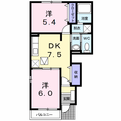 ピュアパレスⅣ 101【管理NO：1-012589701-01010】 ★家具家電は申し込み後に搬入します★ ★2026年09月下旬入居可能★の物件画像