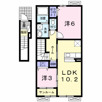 ベル・ルミエール・Ｍ 202【管理NO：1-018853401-02020】 ★家具家電は申し込み後に搬入します★ ★2026年09月下旬入居可能★の物件画像