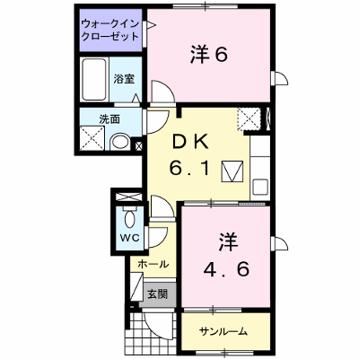マリンビュー 104【管理NO：1-015939201-01040】 ★家具家電は申し込み後に搬入します★ ★2026年09月上旬入居可能★の物件画像