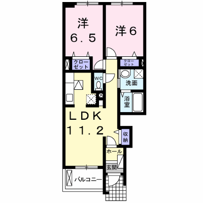 シャン・ド・フルールＣ 103【管理NO：1-015061901-01030】 ★家具家電は申し込み後に搬入します★ ★2026年09月上旬入居可能★の物件画像