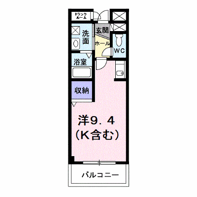 ツインスターＢ 306【管理NO：1-011426902-03060】 ★家具家電は申し込み後に搬入します★ ★2026年10月上旬入居可能★の物件画像