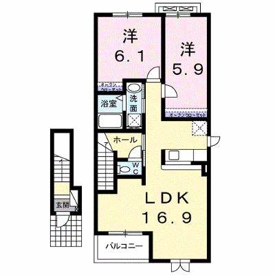 セレーノＦ 205【管理NO：1-018645801-02040】 ★家具家電は申し込み後に搬入します★の物件画像