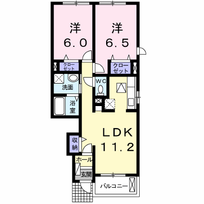 クルミ 103【管理NO：1-018216501-01030】 ★家具家電は申し込み後に搬入します★ ★2026年10月上旬入居可能★の物件画像