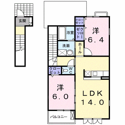 ティエラⅢ 201【管理NO：1-014418701-02010】 ★家具家電は申し込み後に搬入します★ ★2026年09月中旬入居可能★の物件画像