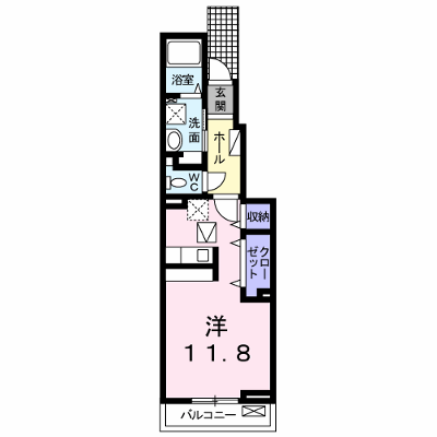 ラメール　若王子　Ｂ 103【管理NO：1-021342702-01030】 ★家具家電は申し込み後に搬入します★ ★2026年10月中旬入居可能★の物件画像