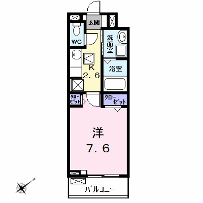 ザ　ルミナス　トキワ 102【管理NO：1-027786101-01020】 ★家具家電は申し込み後に搬入します★ ★2026年09月中旬入居可能★の物件画像