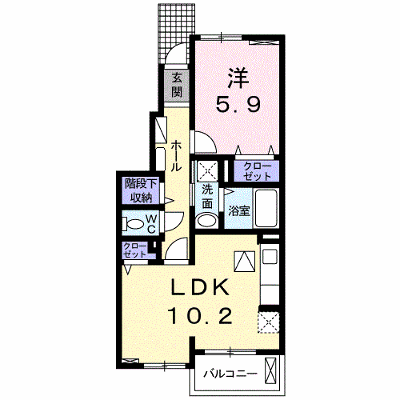 インサイドビレッジⅡ 102【管理NO：1-020111901-01020】 ★家具家電は申し込み後に搬入します★ ★2026年09月中旬入居可能★の物件画像