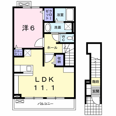 フロントリバー・サンⅡ 202【管理NO：1-015428702-02020】 ★家具家電は申し込み後に搬入します★ ★2026年09月上旬入居可能★の物件画像